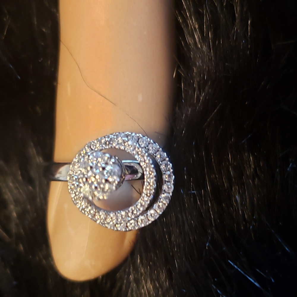 Double circle fidget spinner ring, small - Picture 4 of 6